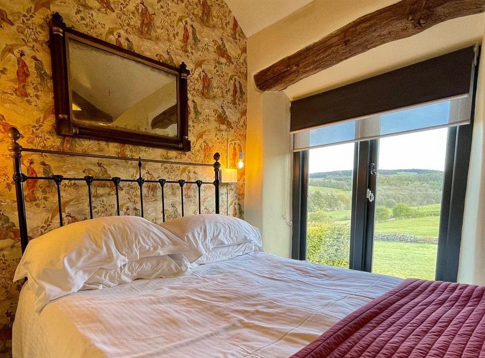 Double bedroom at Priesthill in Alport, Nr Bakewell, Derbyshire., Great Britain