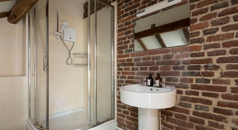 The shower room at Priest's House in Cranbrook, Kent