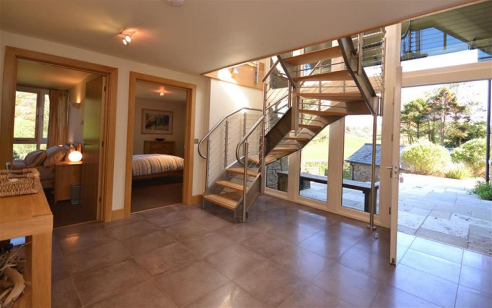 Another view of the entrance hall at Primrose Bank in Hope Cove