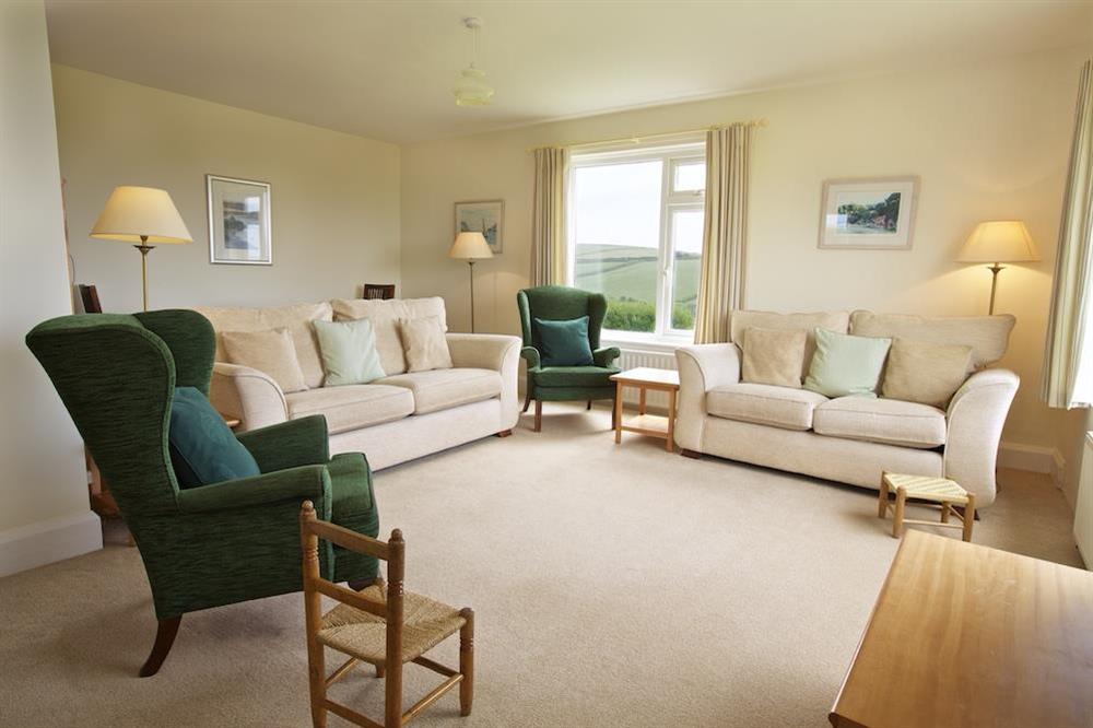 Cosy living room seating 8 at Primrose Cottage (Thurlestone) in Thurlestone, Nr Kingsbridge