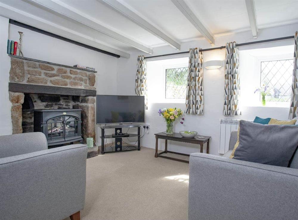 Living room at Primrose Cottage in Camelford, Cornwall