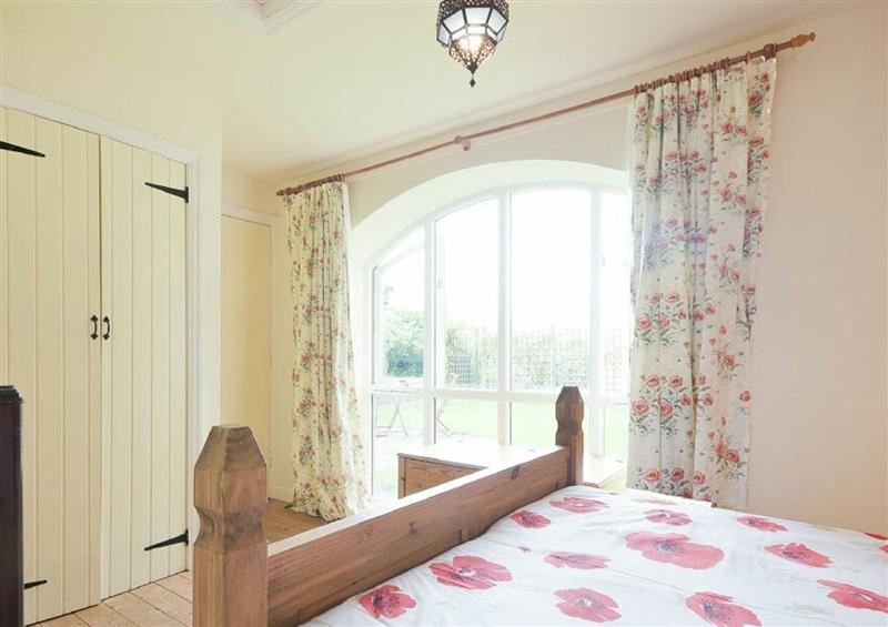 One of the bedrooms at Primrose Cottage, Craster
