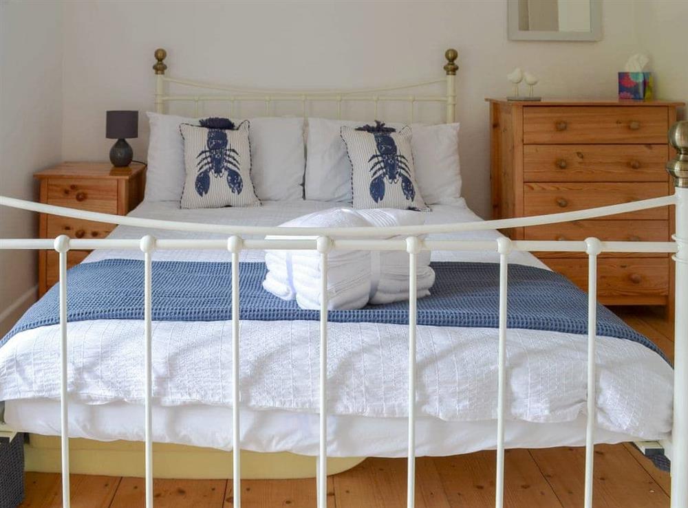 Comfortable double bedroom at Primrose Cottage in Gresham, Norfolk, Great Britain