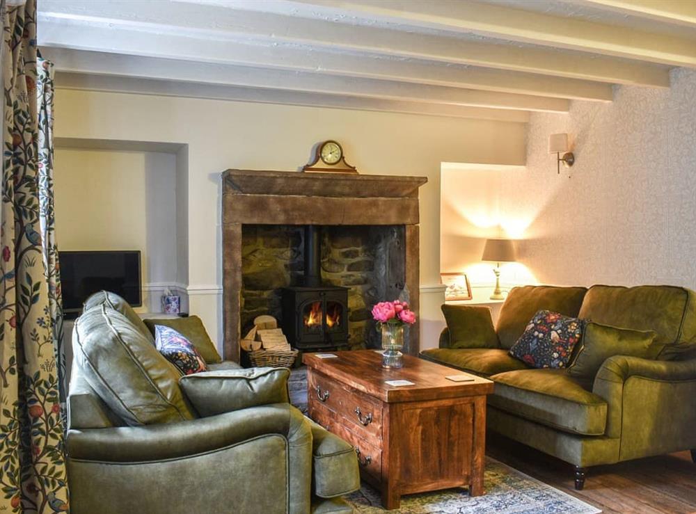 Living area at Primrose Cottage in Linton, North Yorkshire