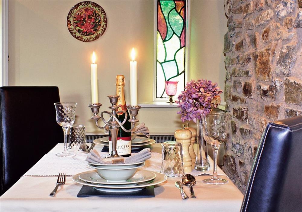 Primrose Cottage dining area at Primrose Cottage in Narberth, Dyfed