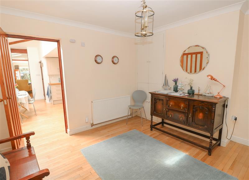 The living area at Primrose Cottage, St Helens