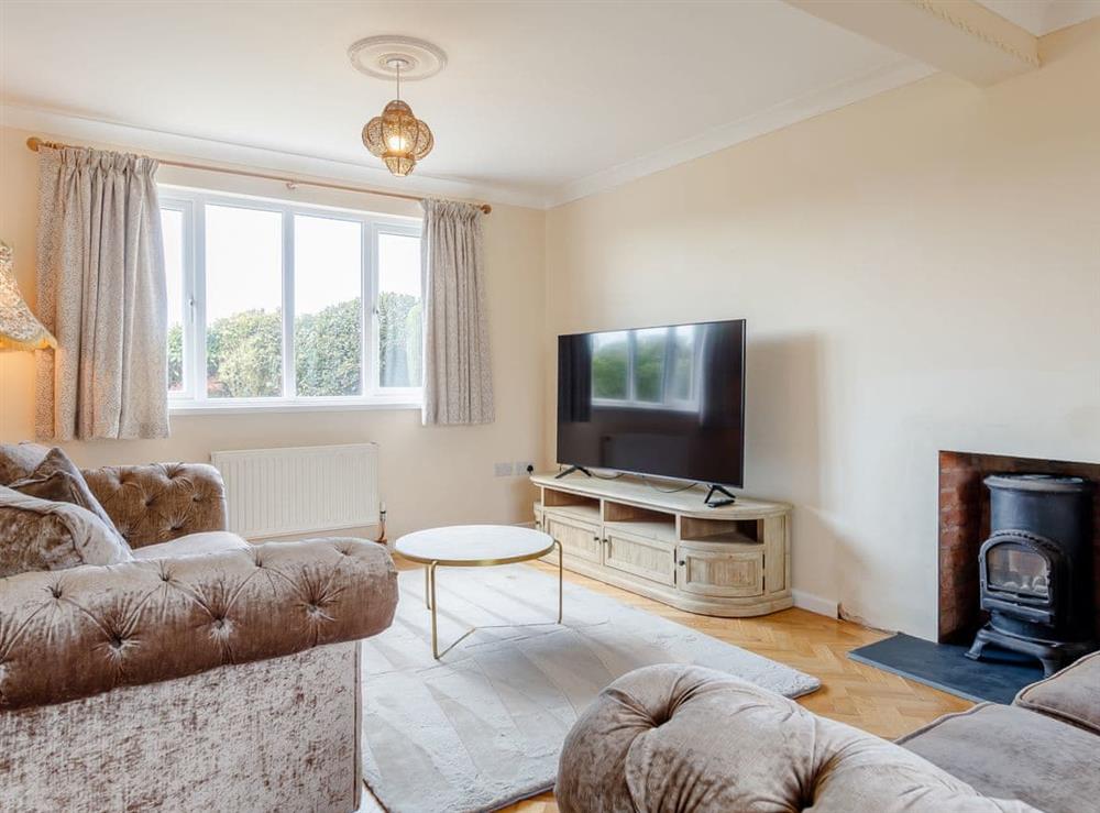 Living room at Primrose Hill in Pilton, near Rhossili, Glamorgan, West Glamorgan