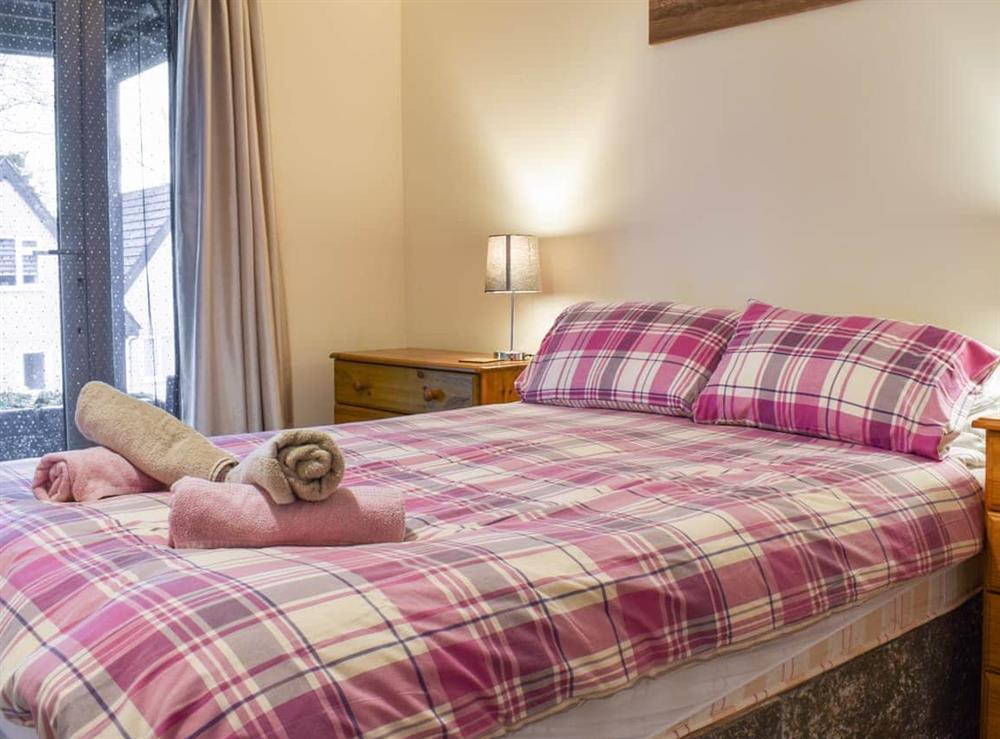 Double bedroom at Primrose Lodge in Callington, Cornwall