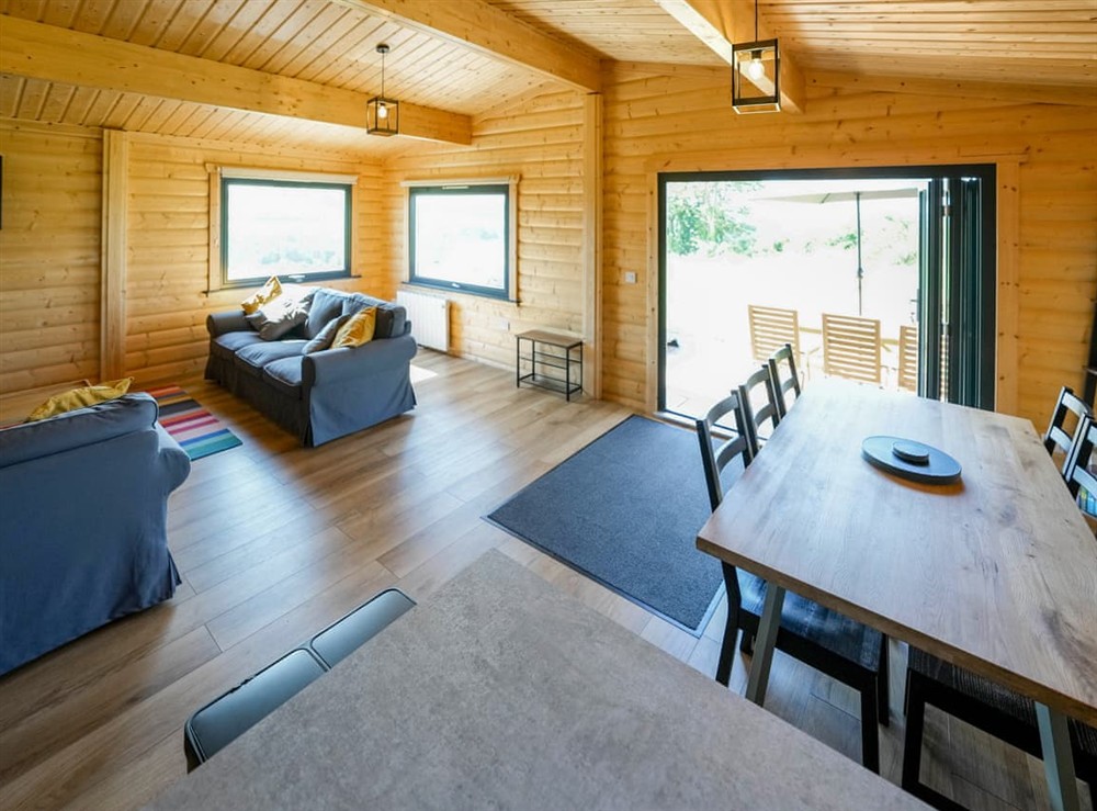 Open plan living space (photo 2) at Primrose Lodge in Hittisleigh, Devon