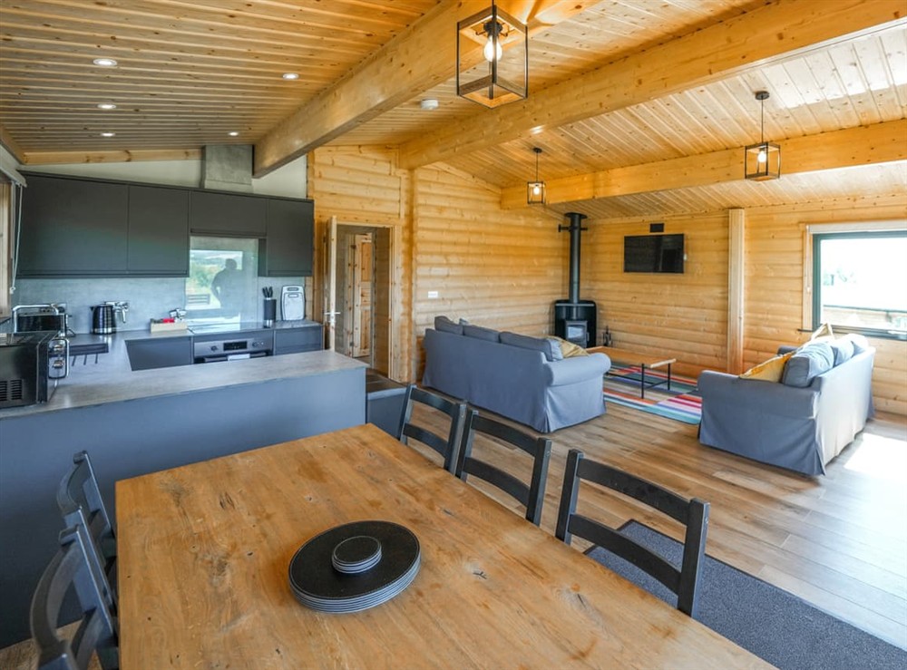 Open plan living space (photo 3) at Primrose Lodge in Hittisleigh, Devon