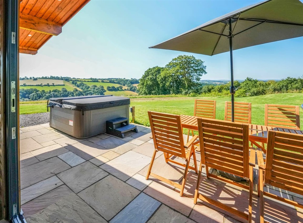 Outdoor at Primrose Lodge in Hittisleigh, Devon