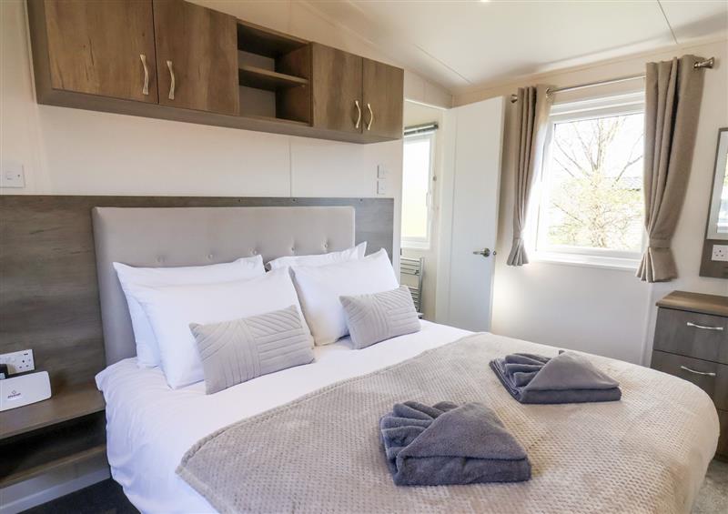 A bedroom in Primrose Lodge at Primrose Lodge, Runswick Bay near Staithes