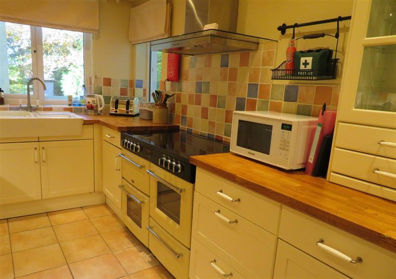 This is the kitchen at Primrose Spinney, Highwood near Ringwood