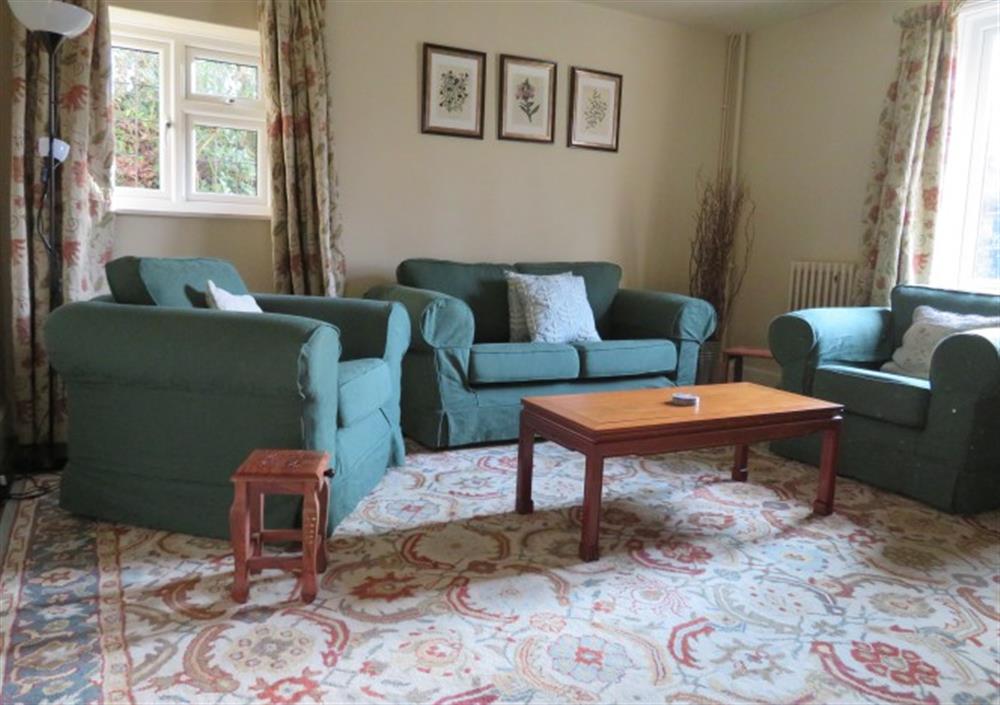 The living room at Primrose Spinney in Ringwood