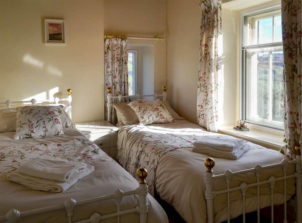Twin bedroom at Primrose Villa in Rosedale Abbey, near Pickering, North Yorkshire