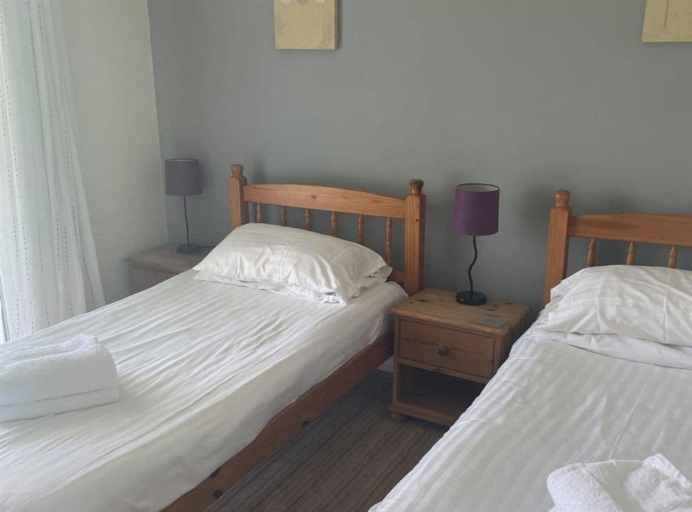 Twin bedroom at Primrose in Woolsery, near Clovelly, Devon