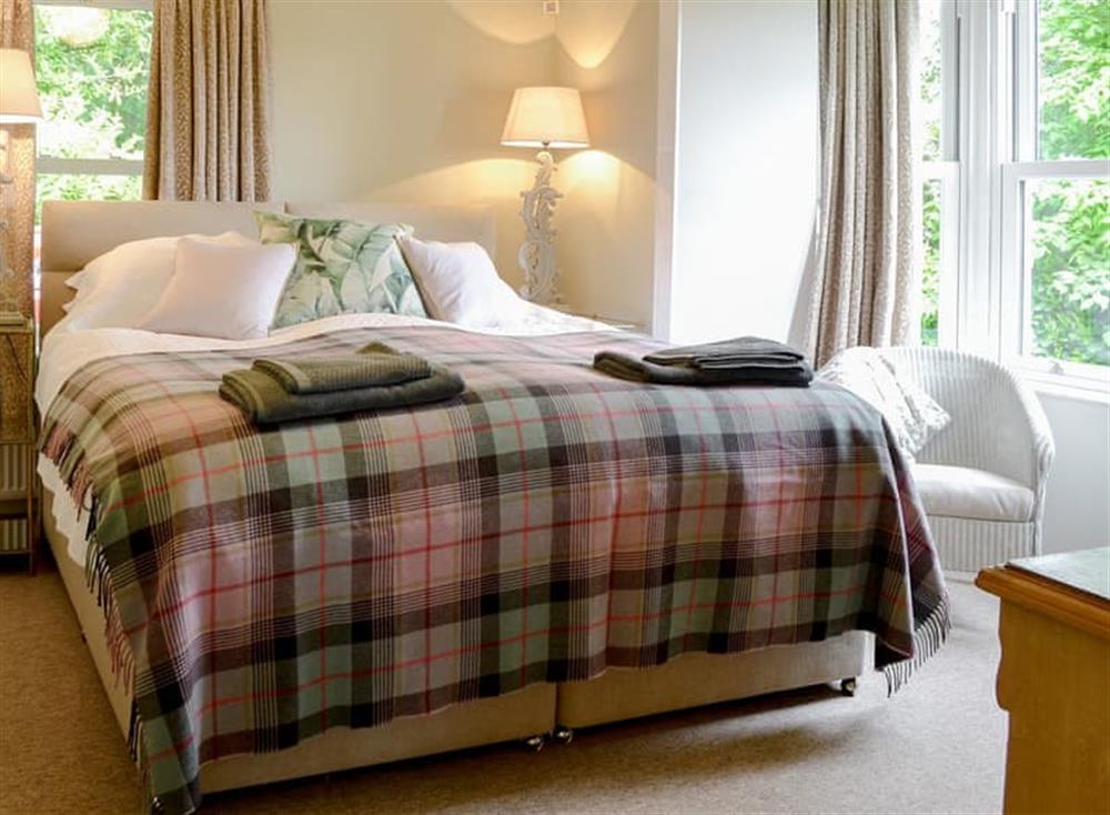Double bedroom at Princeland Lodge in Coupar Angus, near Blairgowrie, Perthshire