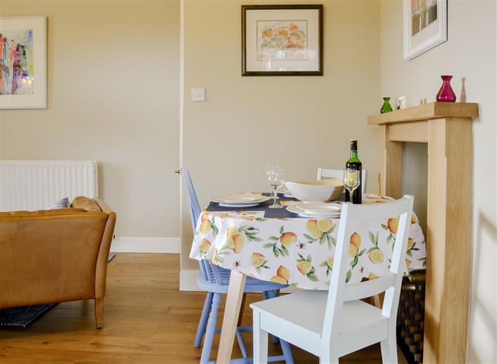 Quaint dining area at Princeland Lodge in Coupar Angus, near Blairgowrie, Perthshire