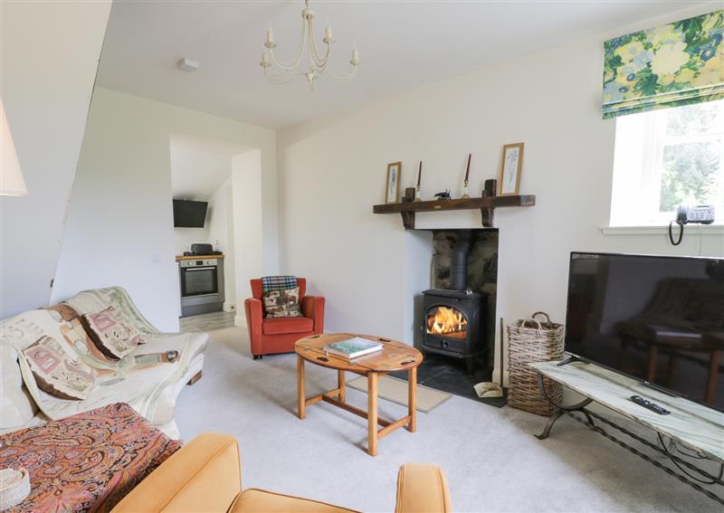 Enjoy the living room at Princes Cottage, Auchenbrack near Moniaive
