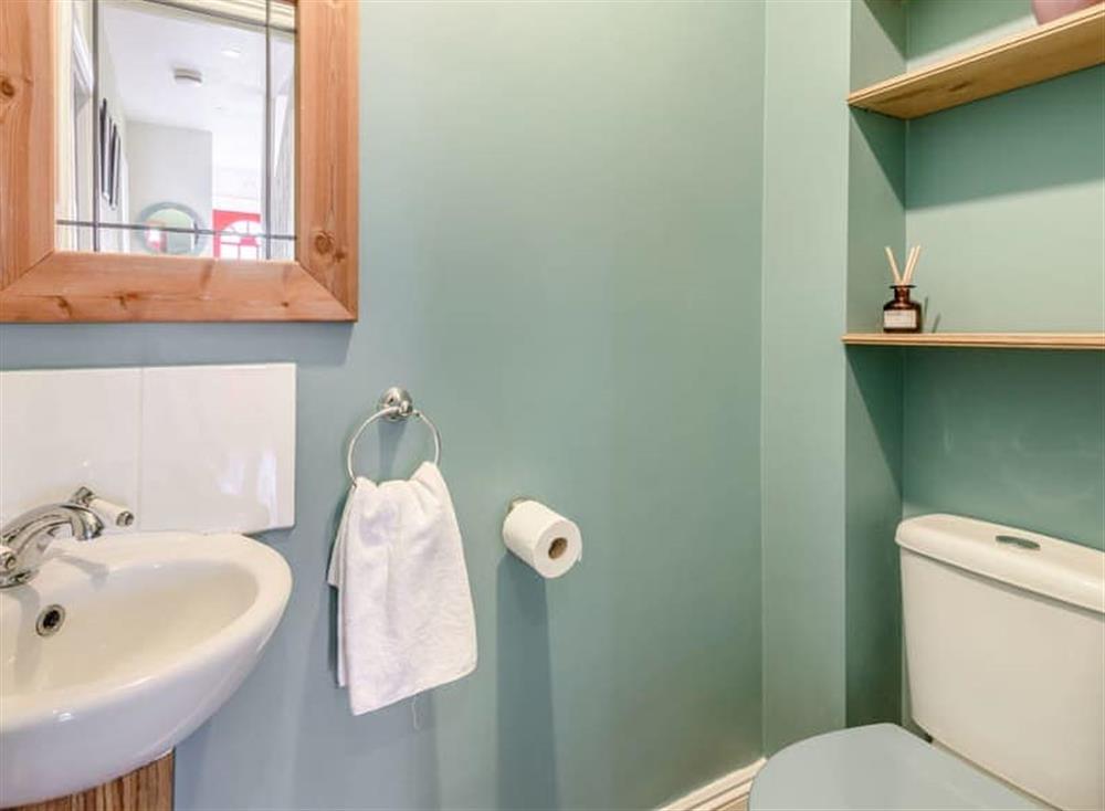 Separate toilet at Princess Beach House in Swanage, Dorset