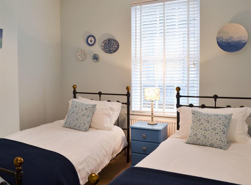 Charming twin bedroom at Princess Lodge in Scarborough, Yorkshire, North Yorkshire