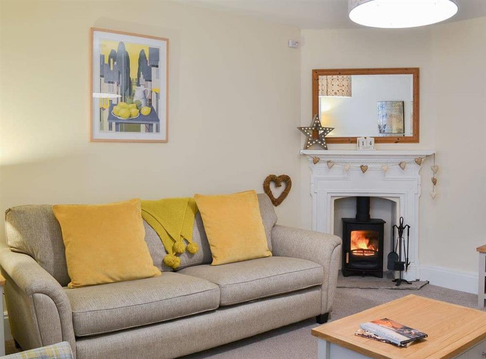 Warm and cosy living room at Princess Lodge in Scarborough, Yorkshire, North Yorkshire