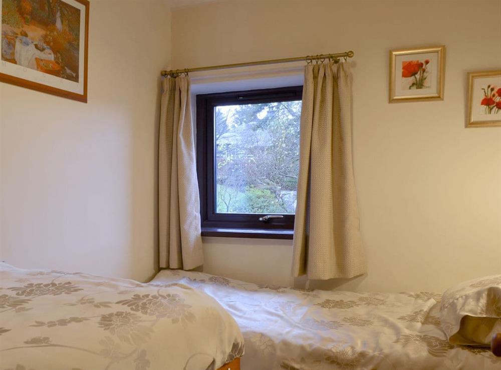 Twin bedroom at Printers Cottage in Ambleside, Cumbria