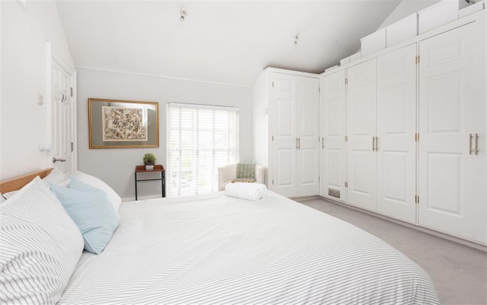 One of the bedrooms at Printers Loft in Lymington