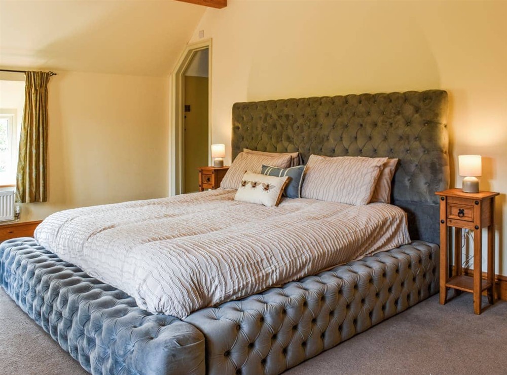 Double bedroom at Priory Cottage in Clifford, near Hay-on-wye, Herefordshire