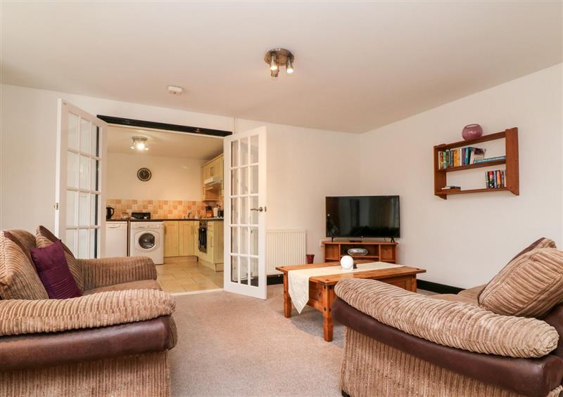 The living area at Priory House Cottage, Barnstaple
