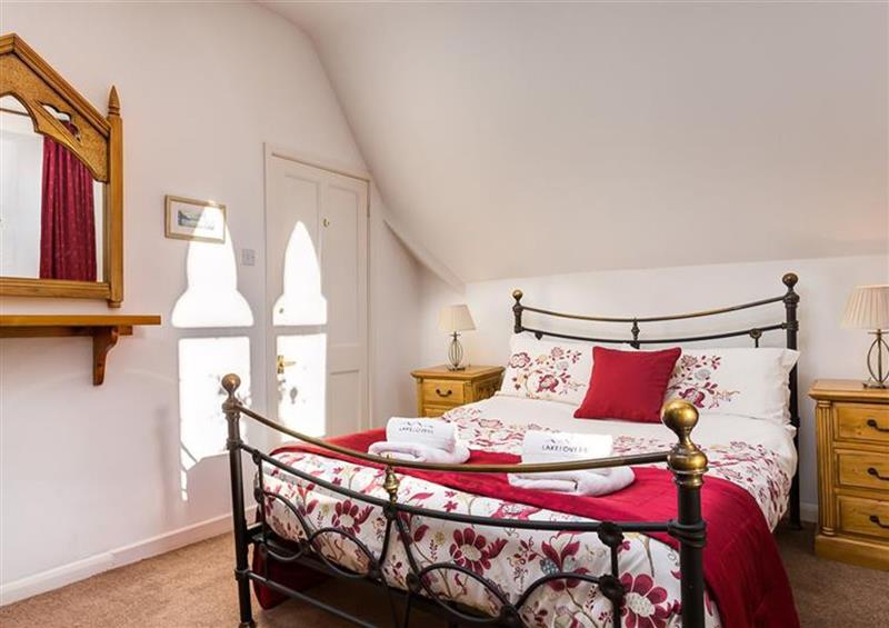 One of the bedrooms at Priory Lodge, Windermere