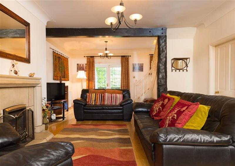 The living room at Priory Lodge, Windermere