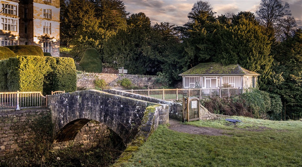 The bridge over the river Skell, leading to Proctor, North Yorkshire at Proctor in Ripon, North Yorkshire