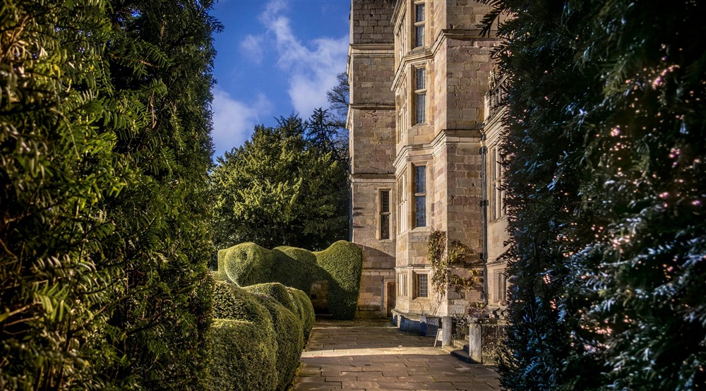 The gardens surrounding Fountains Hall and Proctor, North Yorkshire at Proctor in Ripon, North Yorkshire