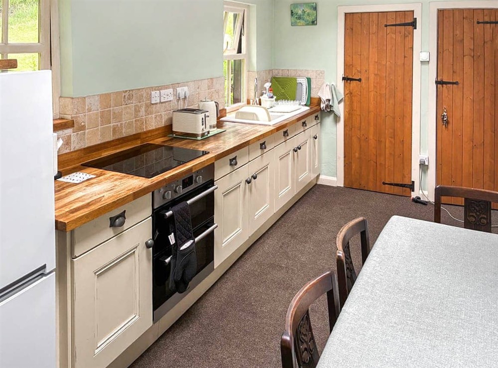 Kitchen/diner at Professors Cottage in Girvan, Ayrshire