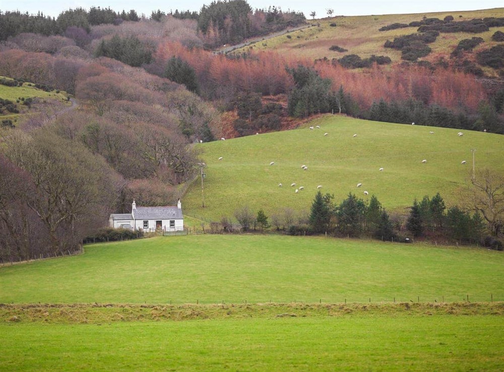 Setting at Professors Cottage in Girvan, Ayrshire