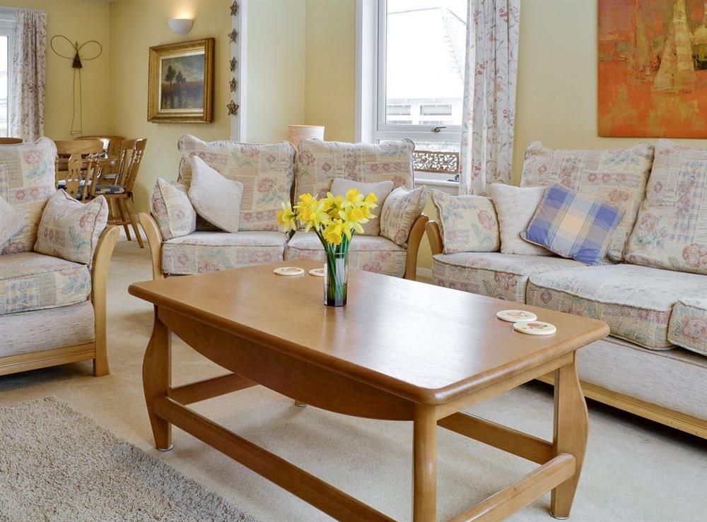 Delightful living area at Pronyshiel in Ballater, near Banchory, Aberdeenshire