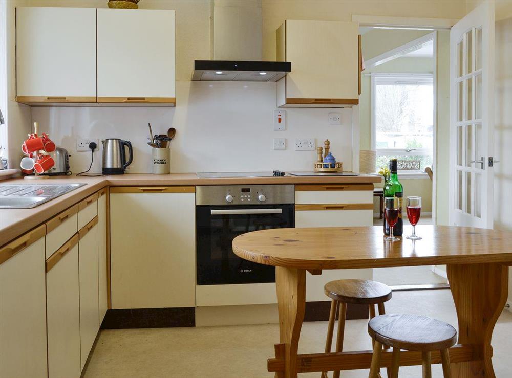 Well-equipped fitted kitchen at Pronyshiel in Ballater, near Banchory, Aberdeenshire