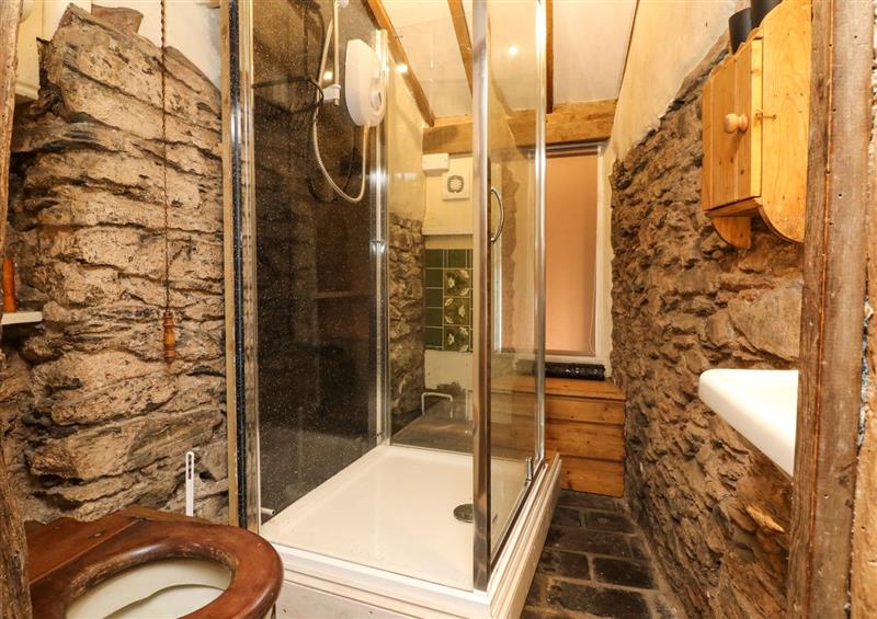 The bathroom at Prospect Cottage, Lynmouth near Lynton
