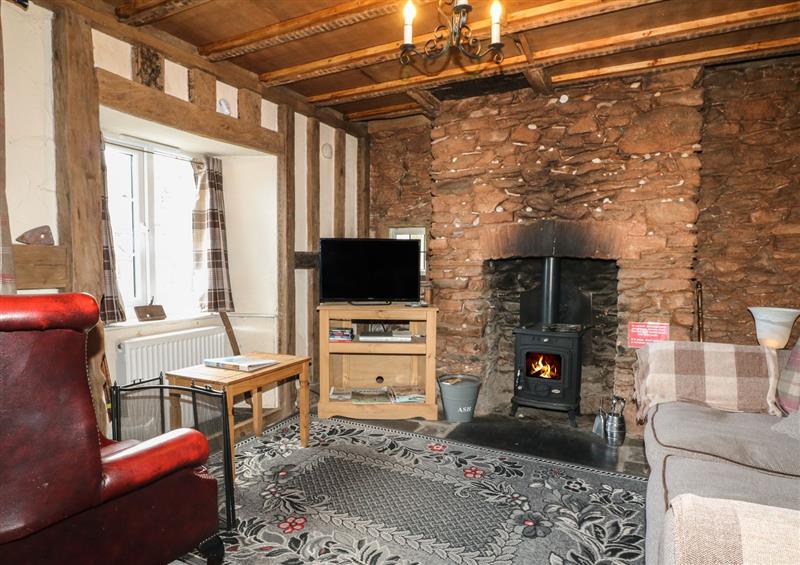 The living area at Prospect Cottage, Lynmouth near Lynton