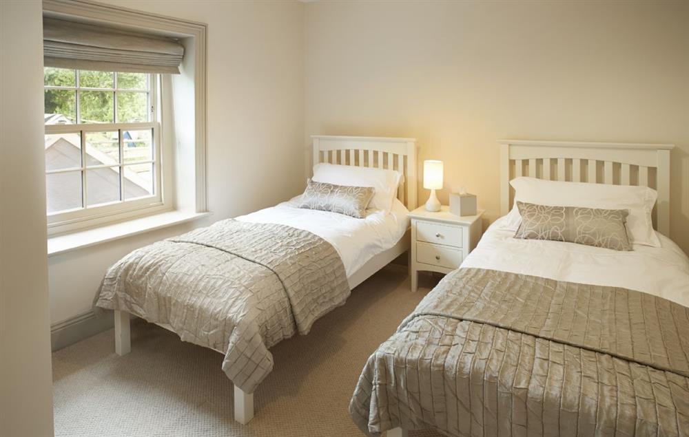 Third bedroom with twin beds at Prospect House, Ampleforth