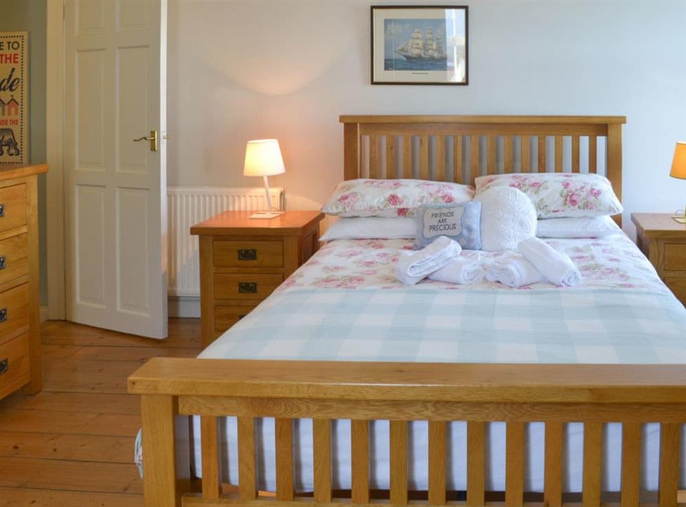 Double bedroom at Providence Cottage in Turnchapel, near Plymouth, Devon