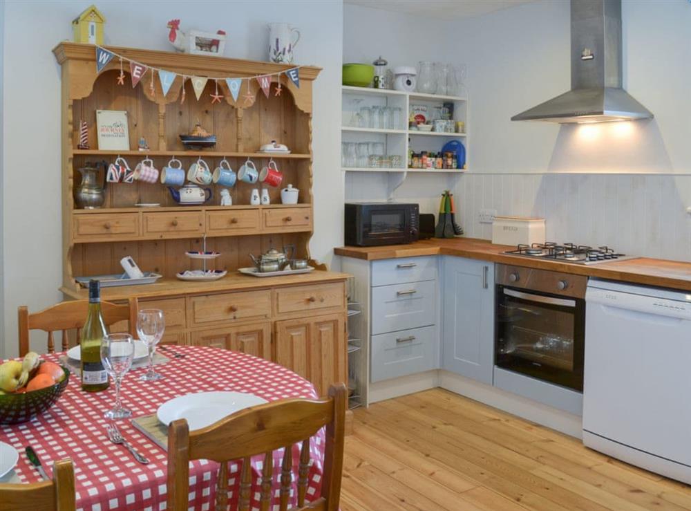 Kitchen/diner at Providence Cottage in Turnchapel, near Plymouth, Devon