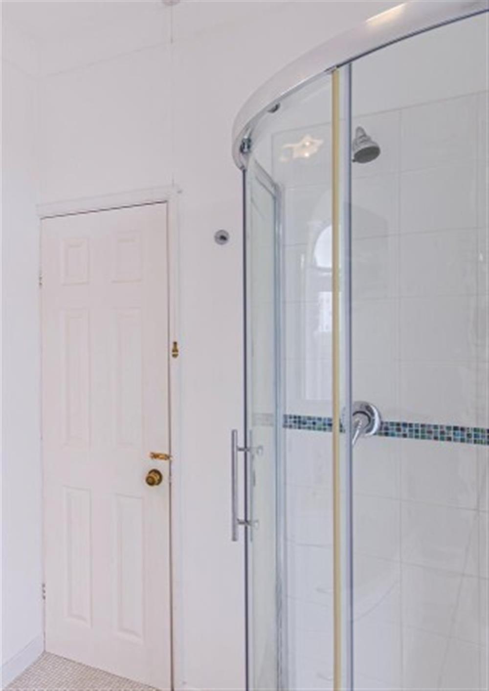 Spacious shower  at Providence House in St Breward