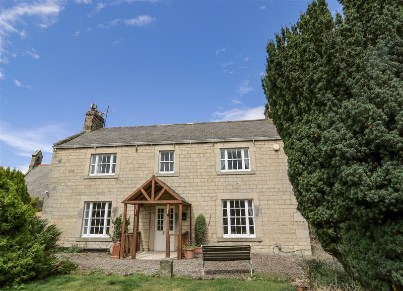 The setting at Prudhoe Cottage, Prudhoe