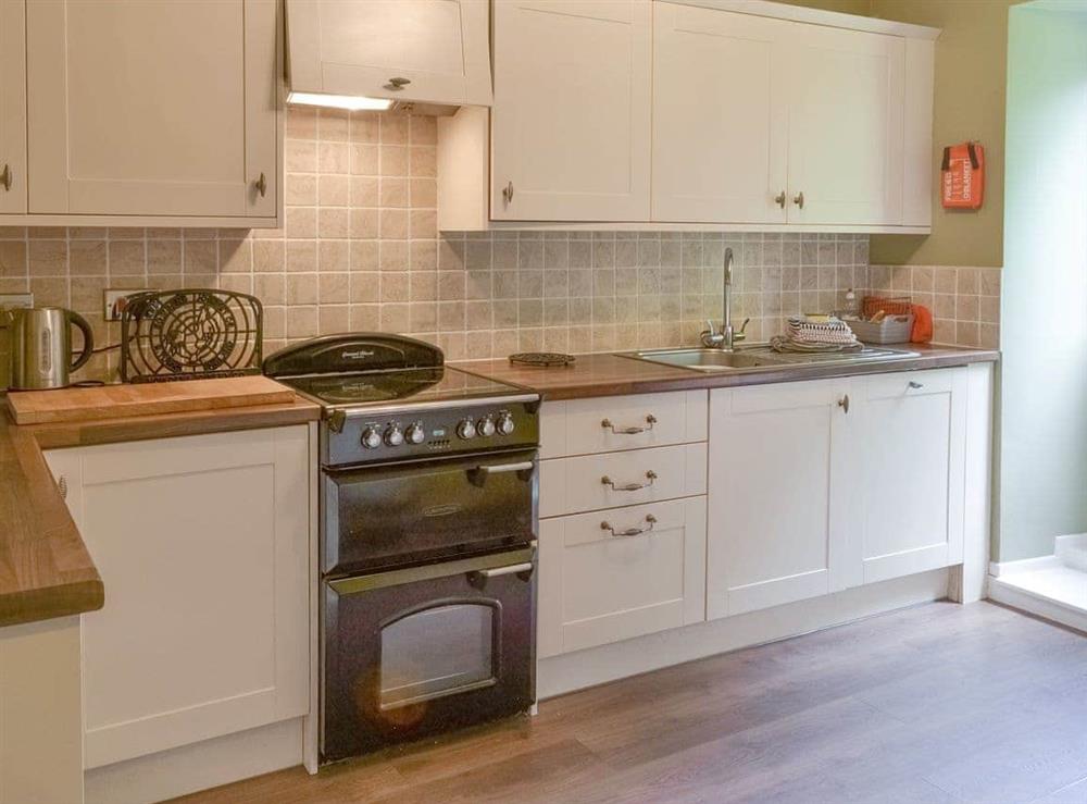 Fully appointed fitted kitchen at Prudhoe Mews in Alnmouth, Alnwick, Northumberland., Great Britain