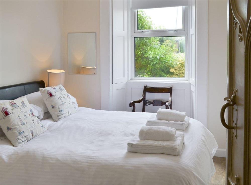 Relaxing double bedroom at Prudhoe Mews in Alnmouth, Alnwick, Northumberland., Great Britain
