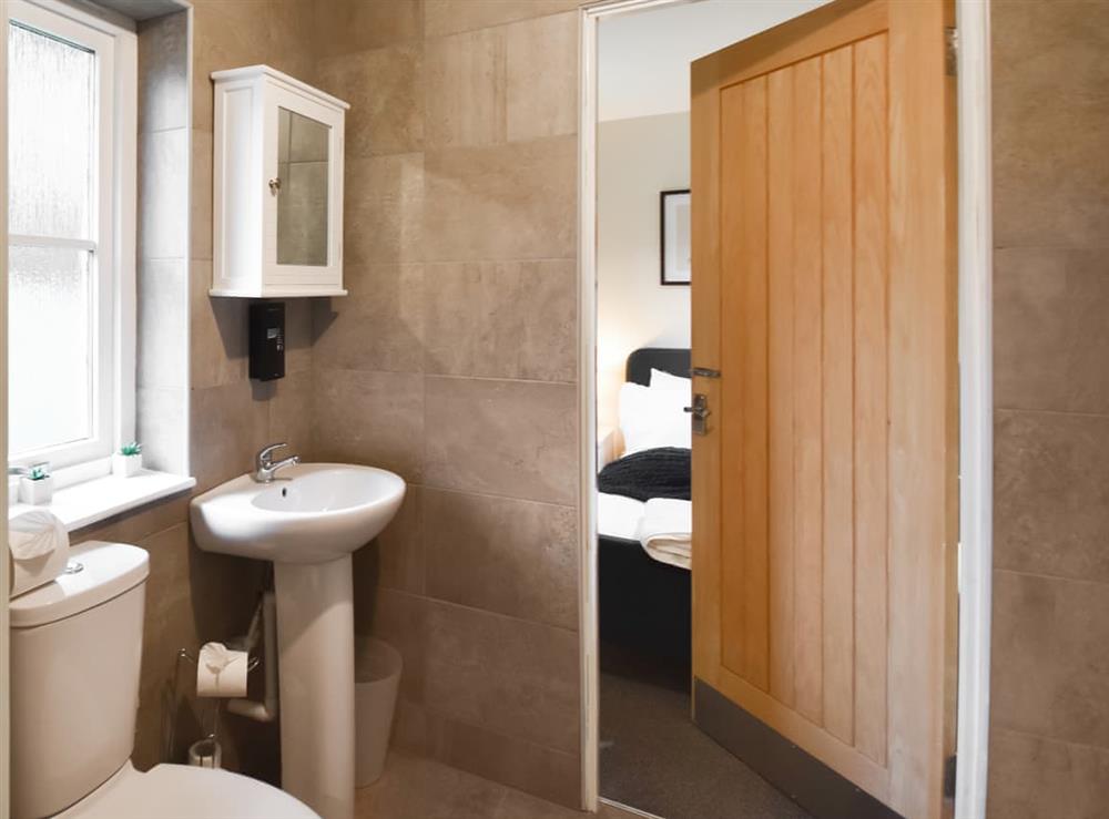 Shower room at Ptarmigan Lodge in Balmaha, Lanarkshire