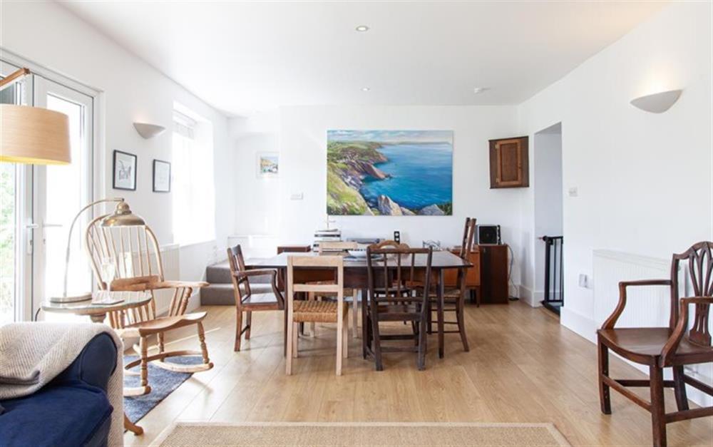 Dining area at Puckey Hill in Portloe