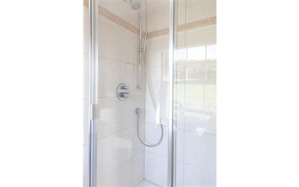 Ensuite shower at Puckey Hill in Portloe